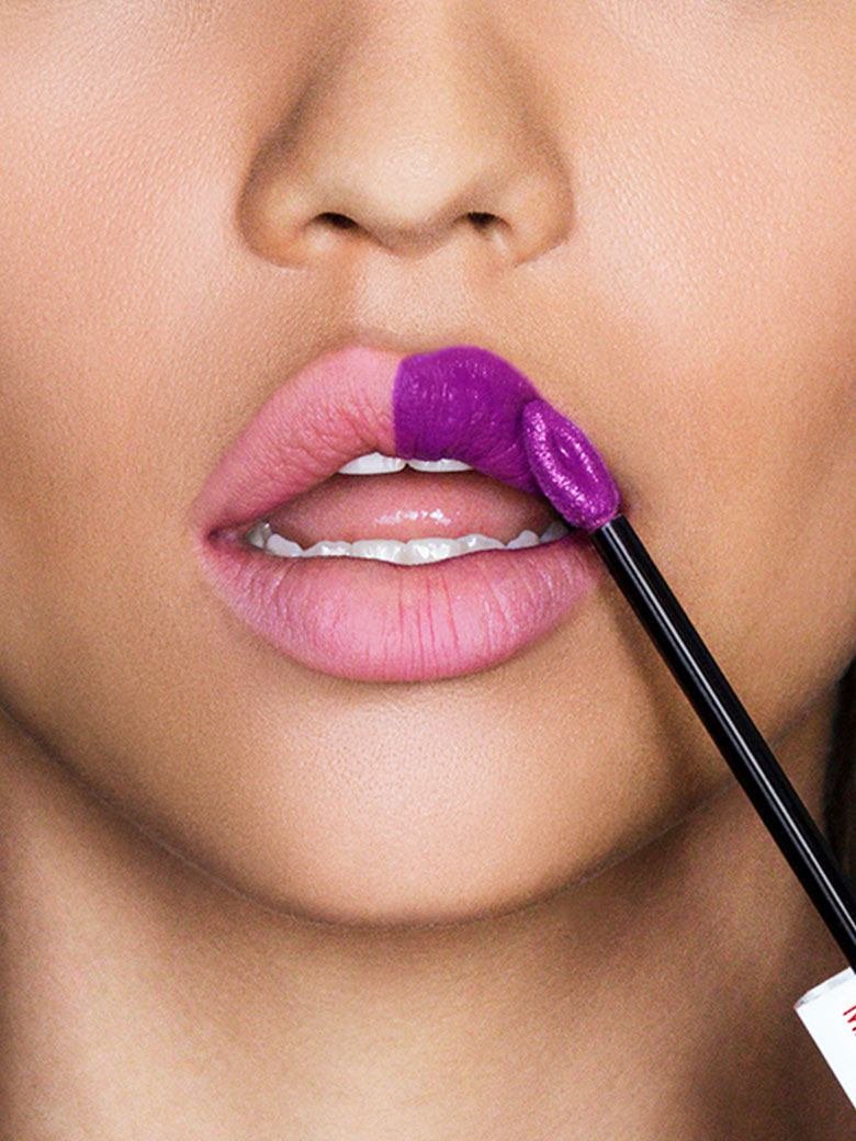 Maybelline lipstick Super Stay matte step by step step1